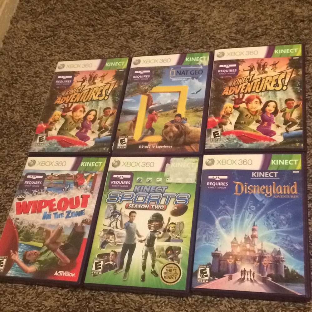 XBOX 360 Kinect sensor Xbox games